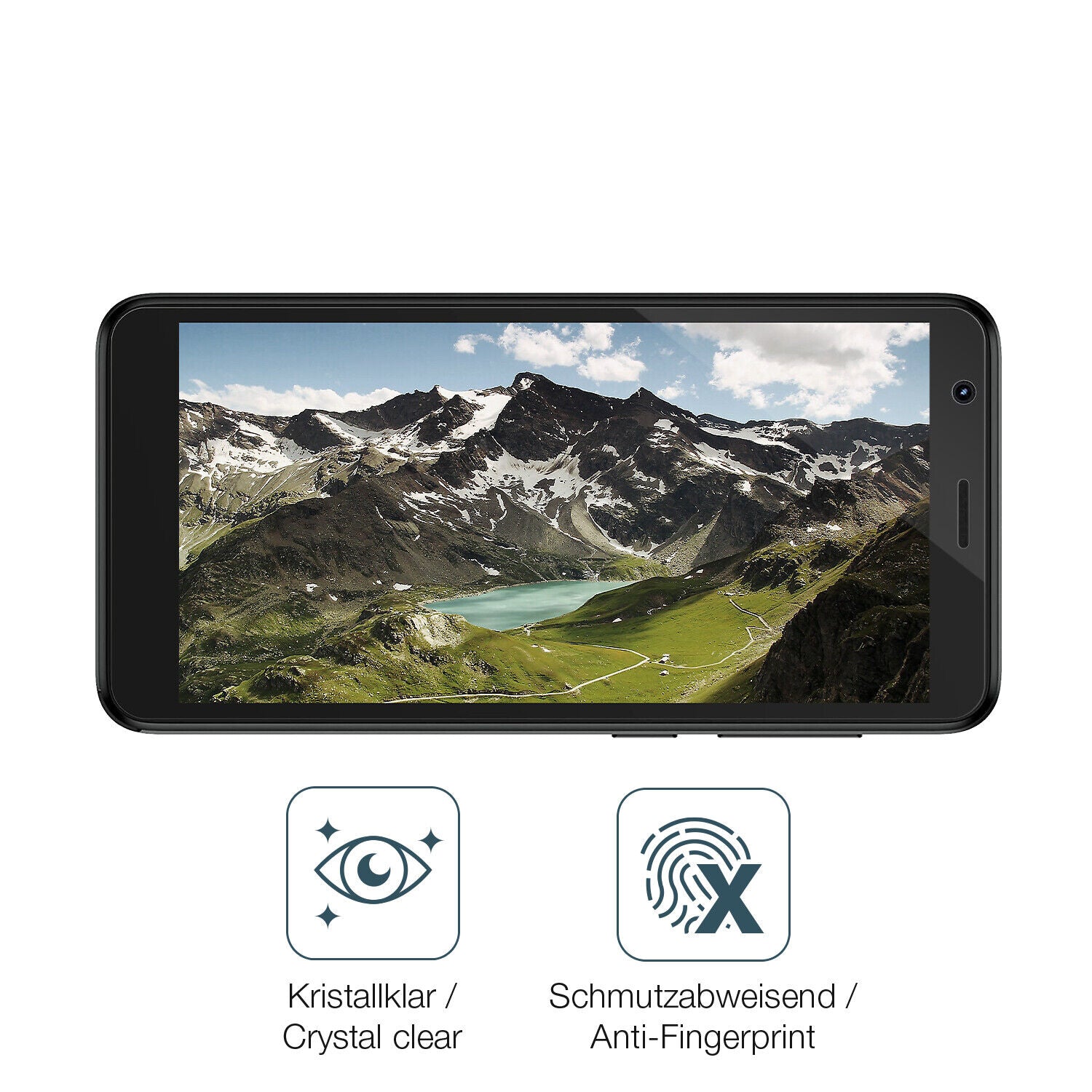 Flexible TPU-Folie passend zugeschnitten für ZTE Blade A31, vollständige Abdeckung