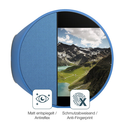 9H Hartbeschichtete, flexible Folie passend zugeschnitten für Amazon Echo Spot 2024