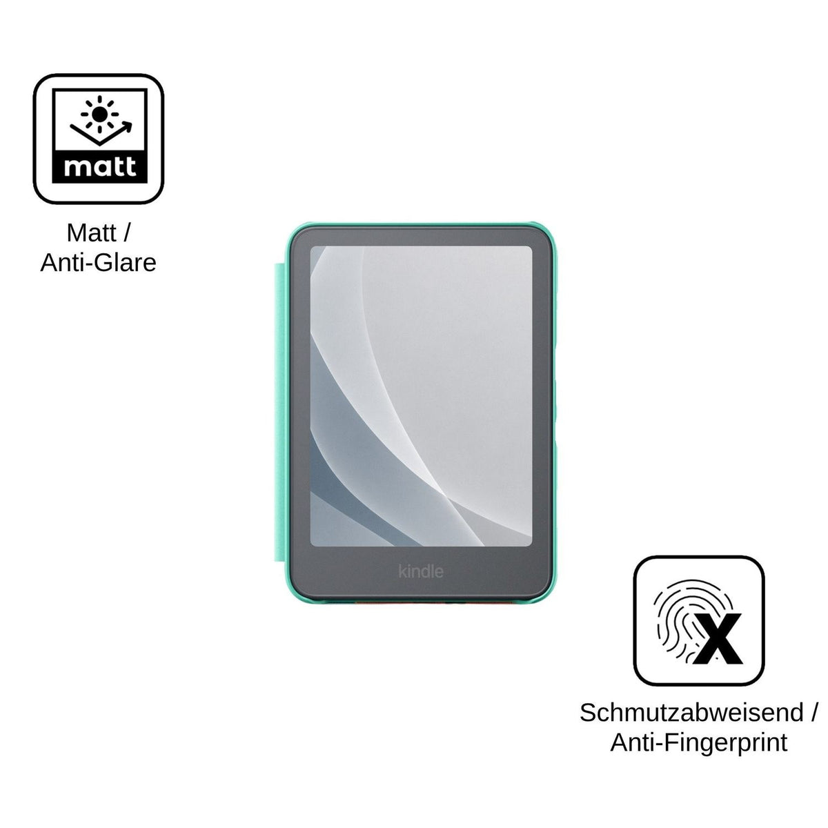 2x 9H Schutzfolie matt für Amazon Kindle Colorsoft Kids 2026 Panzerfolie