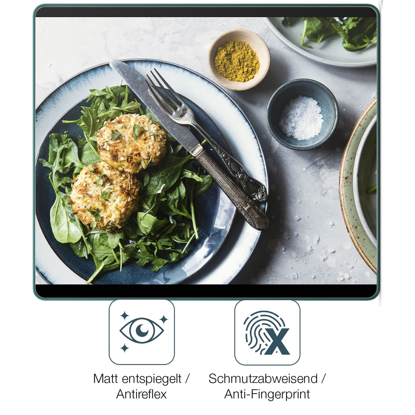 9H Hartbeschichtete, flexible Folie passend zugeschnitten für Amazon Kindle Scrible 2024
