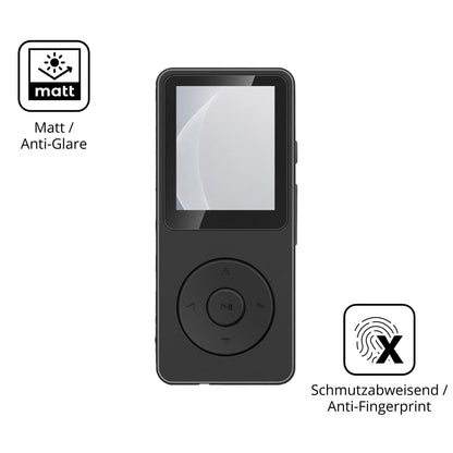 9H Hartbeschichtete, flexible Folie passend zugeschnitten für Aroeally MP3-01F