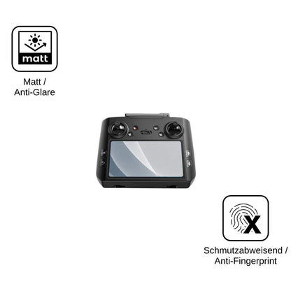 2x 9H Schutzfolie matt für AVIALOGIC G10 Remote Panzerfolie