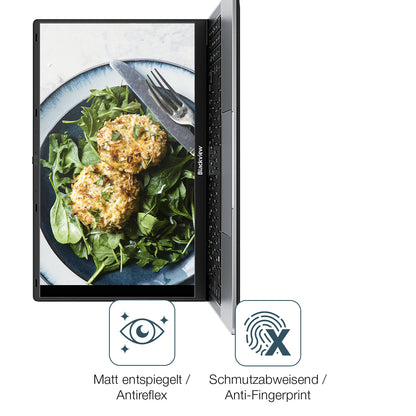 9H Hartbeschichtete, flexible Folie passend zugeschnitten für Blackview Acebook 6 15.6 Zoll