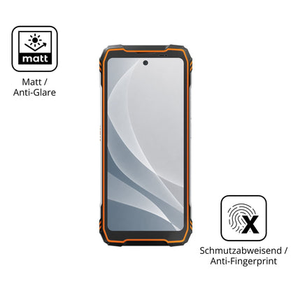 9H Hartbeschichtete, flexible Folie passend zugeschnitten für Blackview Xplore X1 Pro