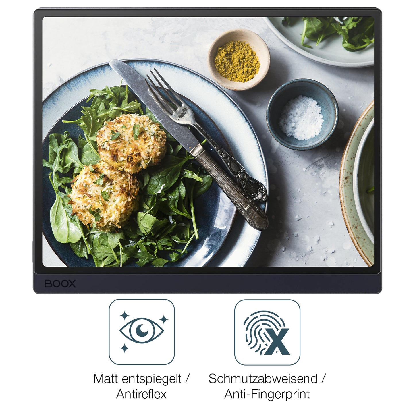9H Hartbeschichtete, flexible Folie passend zugeschnitten für Boox GO 10.3 ePaper