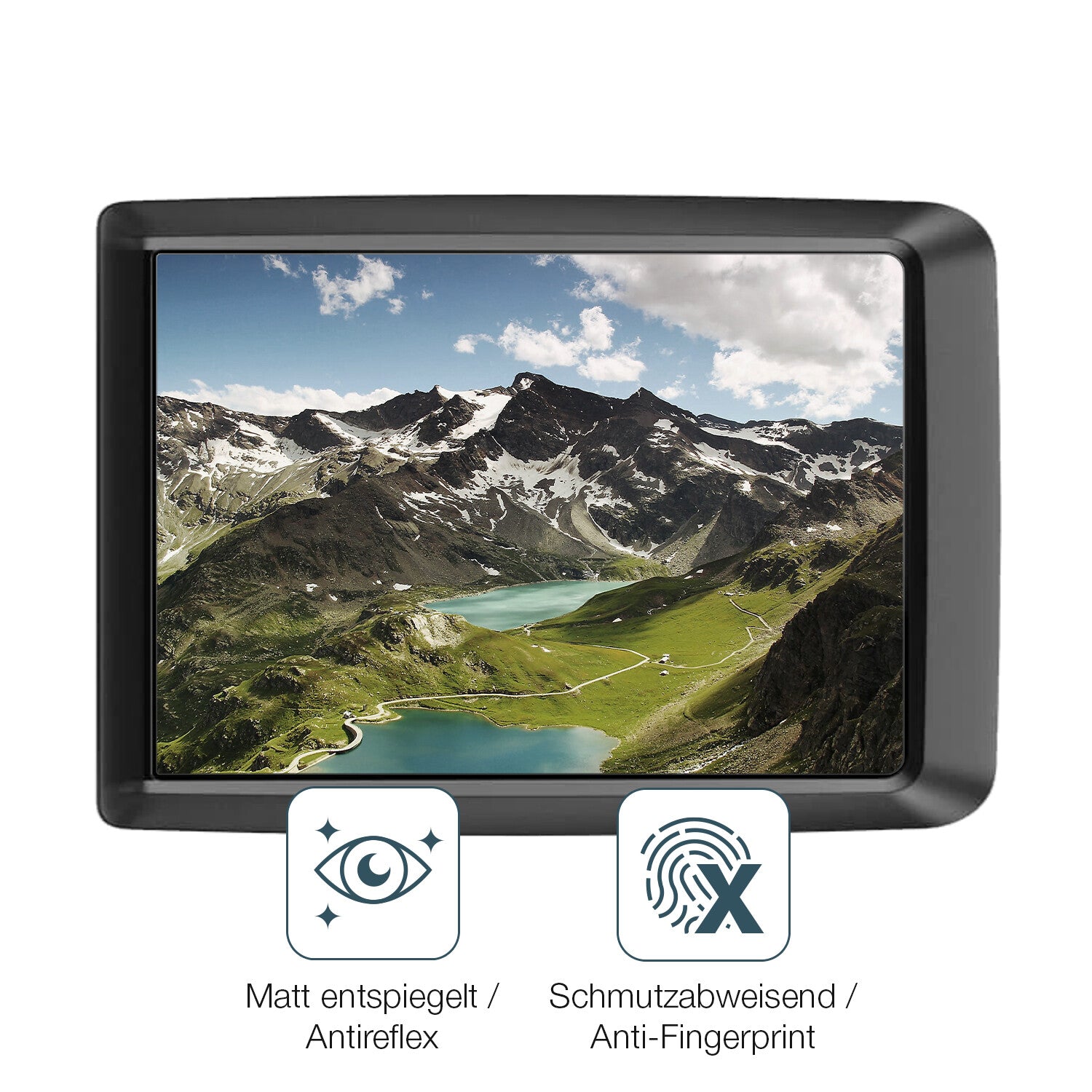 9H Hartbeschichtete, flexible Folie passend zugeschnitten für Bosch Kiox 500