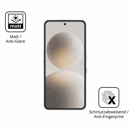 9H Hartbeschichtete, flexible Folie passend zugeschnitten für Brain Natural AI Phone BGX5