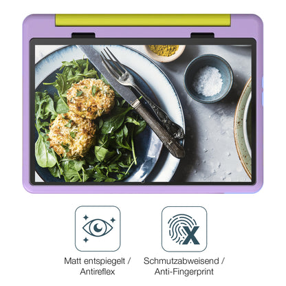 9H Hartbeschichtete, flexible Folie passend zugeschnitten für Cheerjoy Kinder Tablet 10 Zoll