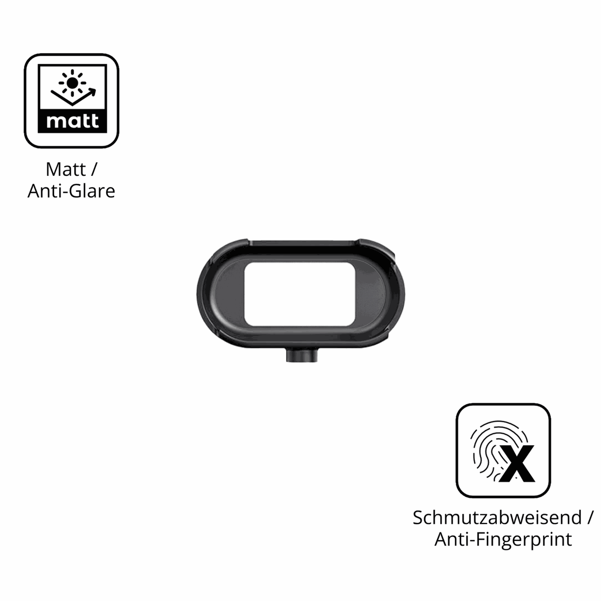 9H Hartbeschichtete, flexible Folie passend zugeschnitten für Cossify HW0612 Mini Action-Cam