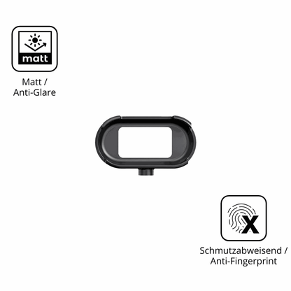 9H Hartbeschichtete, flexible Folie passend zugeschnitten für Cossify HW0612 Mini Action-Cam