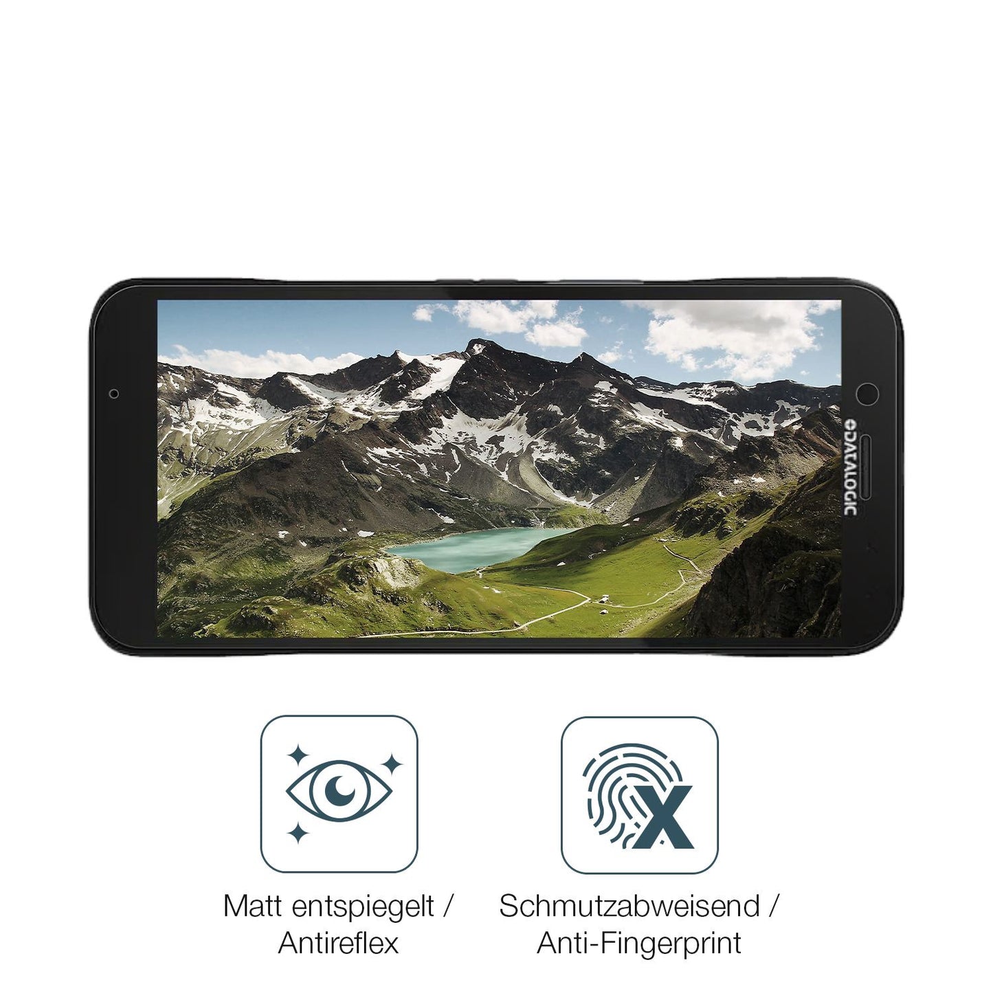 Schutz gegen Kratzer auf dem Datalogic Memor 17 HC Glas durch Schlüssel oder Ähnliches