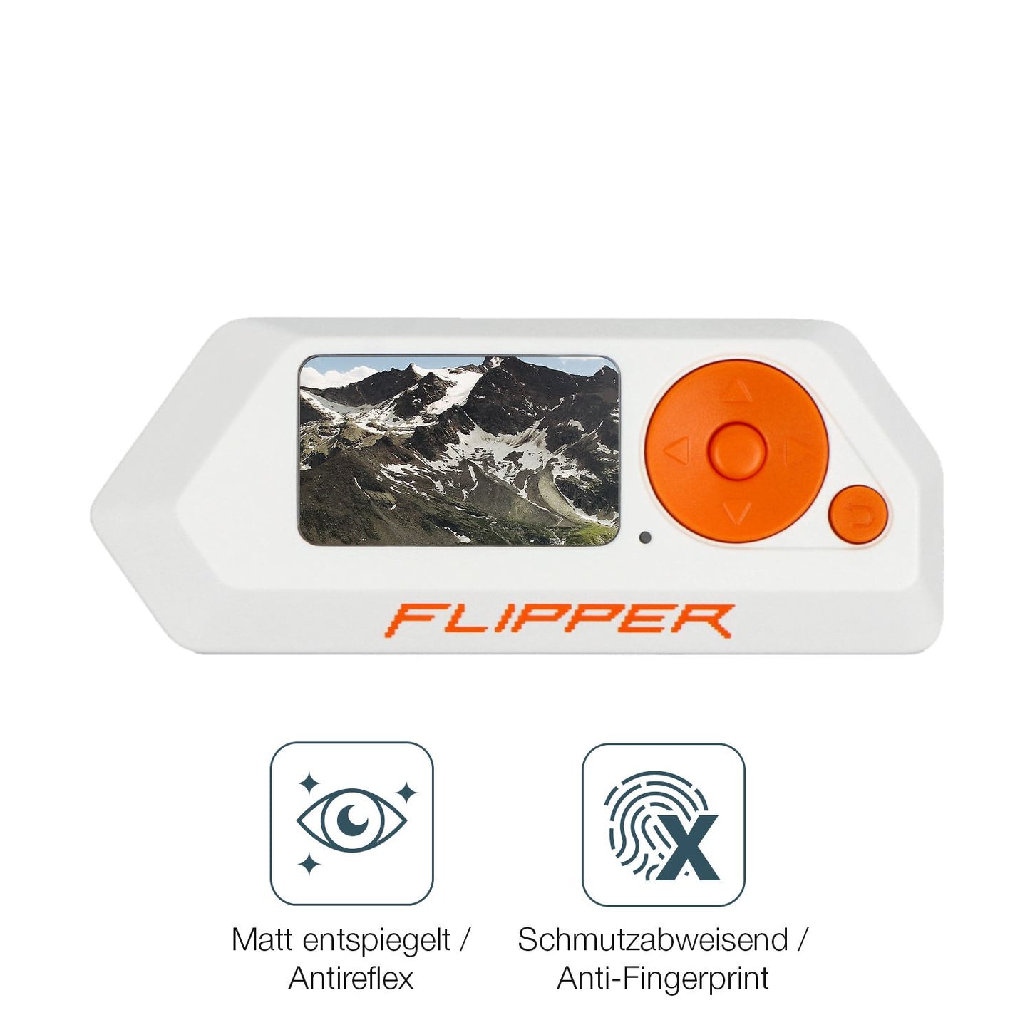 9H Hartbeschichtete, flexible Folie passend zugeschnitten für Flipper Zero FZ.1