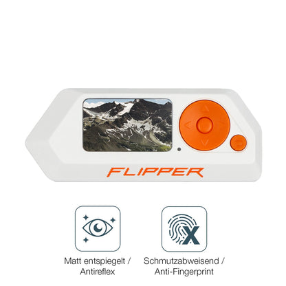 9H Hartbeschichtete, flexible Folie passend zugeschnitten für Flipper Zero FZ.1