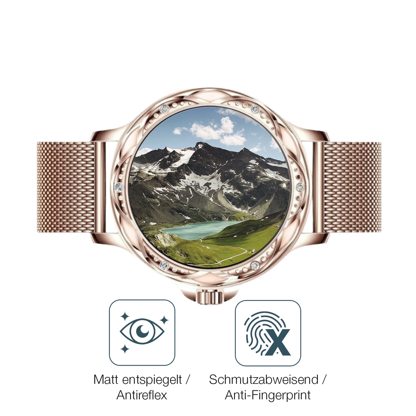 9H Hartbeschichtete, flexible Folie passend zugeschnitten für Fsdibst FS31 1.72 Zoll