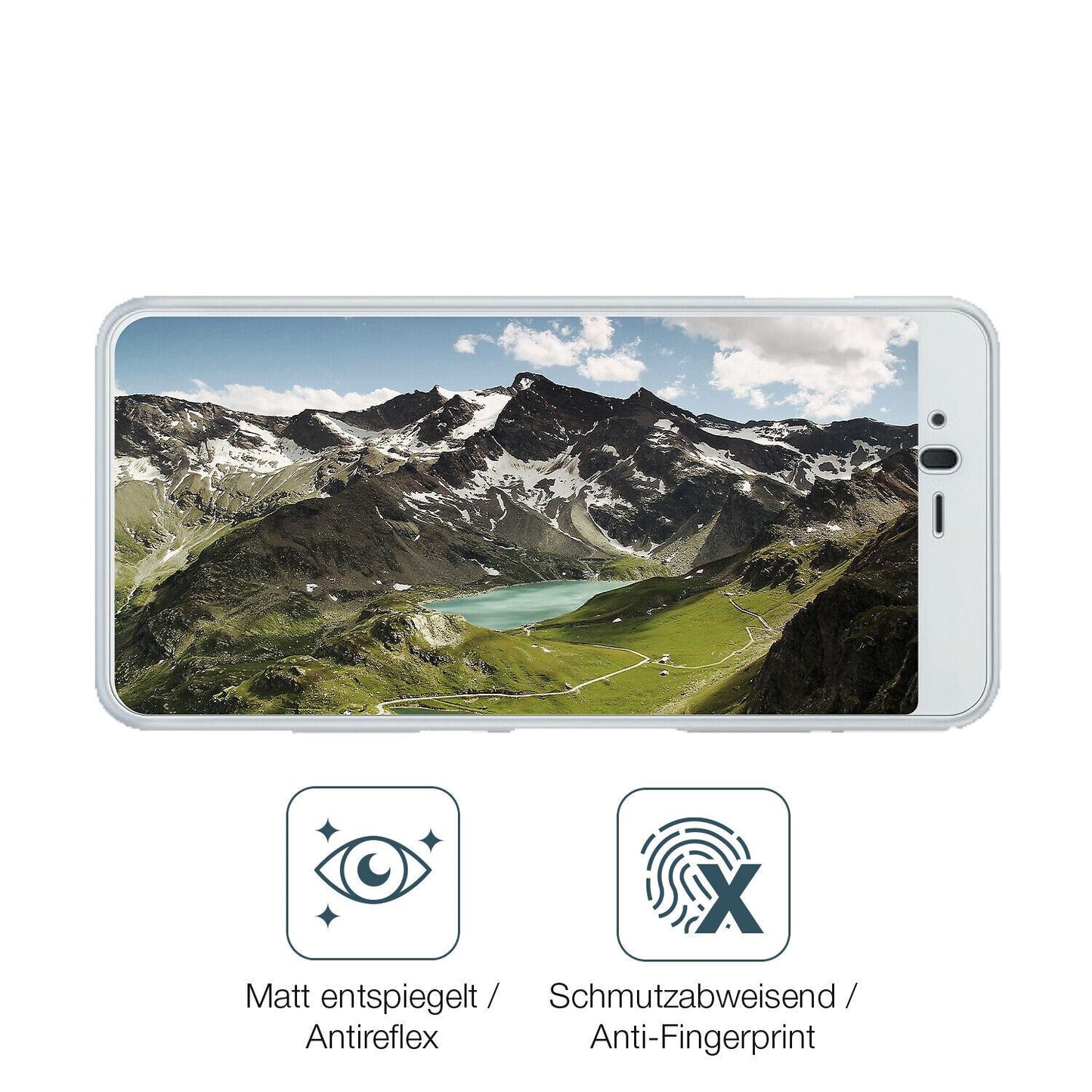 9H Hartbeschichtete, flexible Folie passend zugeschnitten für Fujitsu Arrows Be F-04K