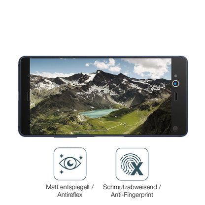 9H Hartbeschichtete, flexible Folie passend zugeschnitten für Fujitsu Arrows NX F-01K