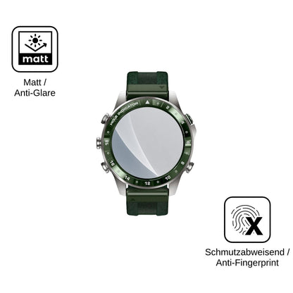 2x 9H Schutzfolie matt für Garmin MARQ Golfer Gen 3 Panzerfolie