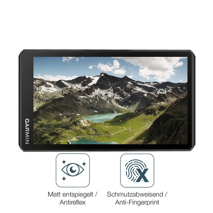 Schutz gegen Kratzer auf dem Garmin zumo XT2 Glas durch Schlüssel oder Ähnliches