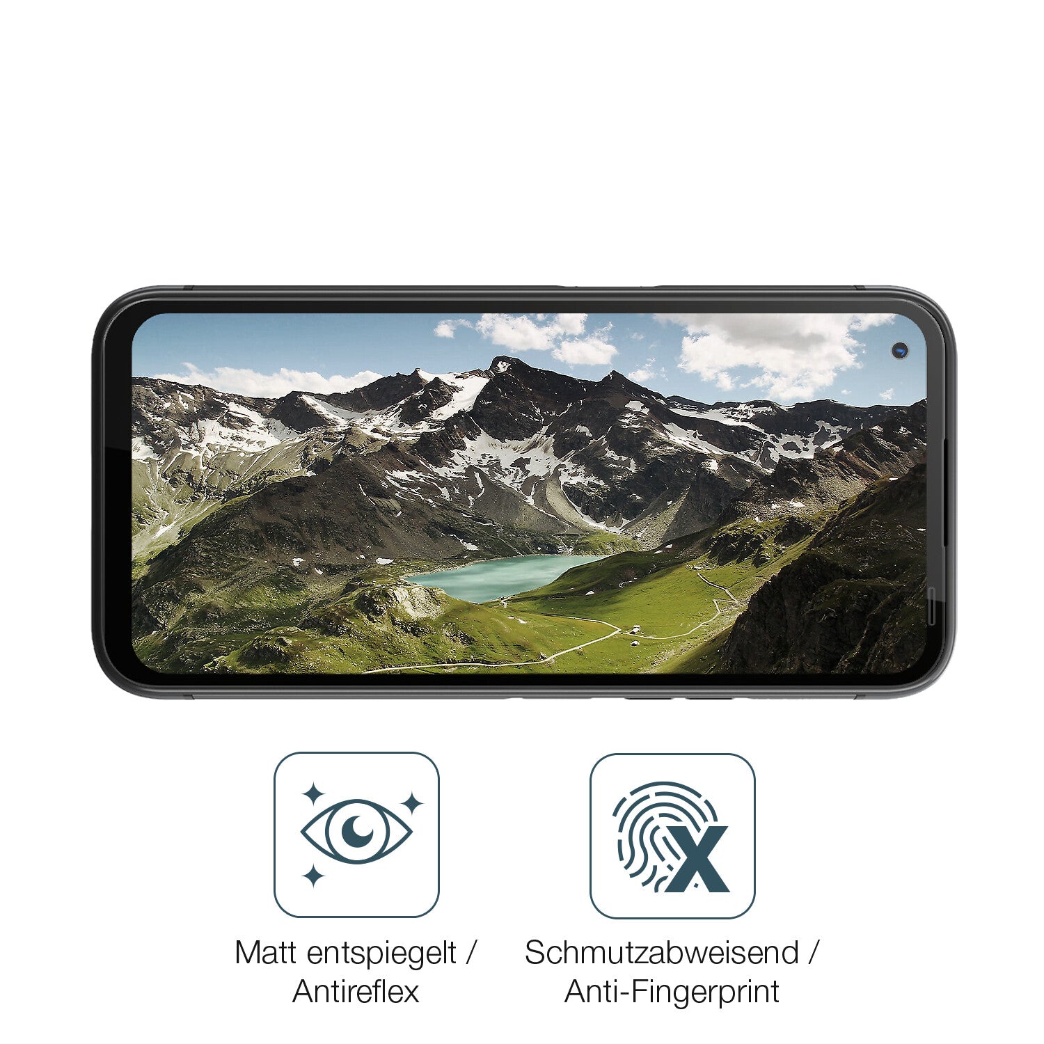 9H Hartbeschichtete, flexible Folie passend zugeschnitten für Gigaset GX6