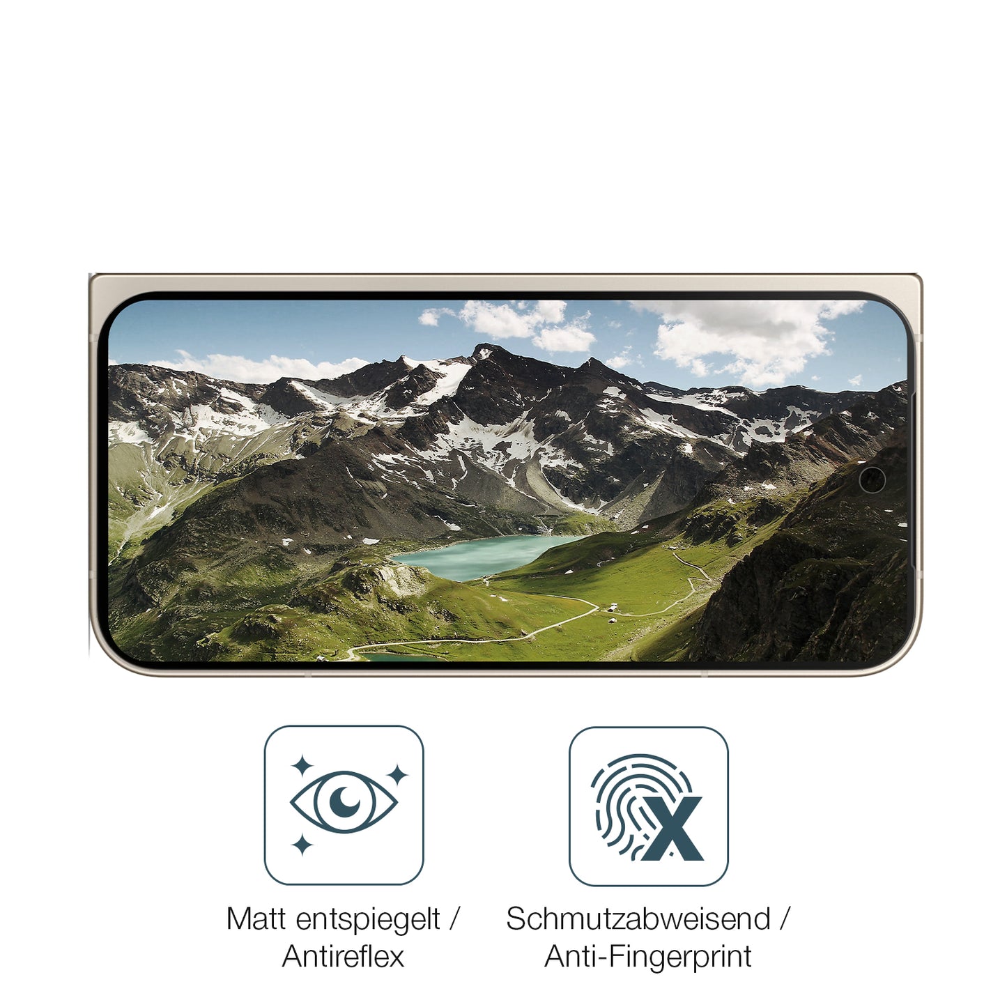 9H Hartbeschichtete, flexible Folie passend zugeschnitten für Google Pixel 9 Pro Fold