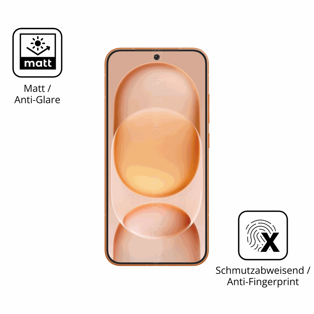 9H Hartbeschichtete, flexible Folie passend zugeschnitten f�r Honor Magic8 Pro Air