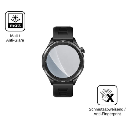2x 9H Schutzfolie matt für Honor Watch 6 Pro Panzerfolie