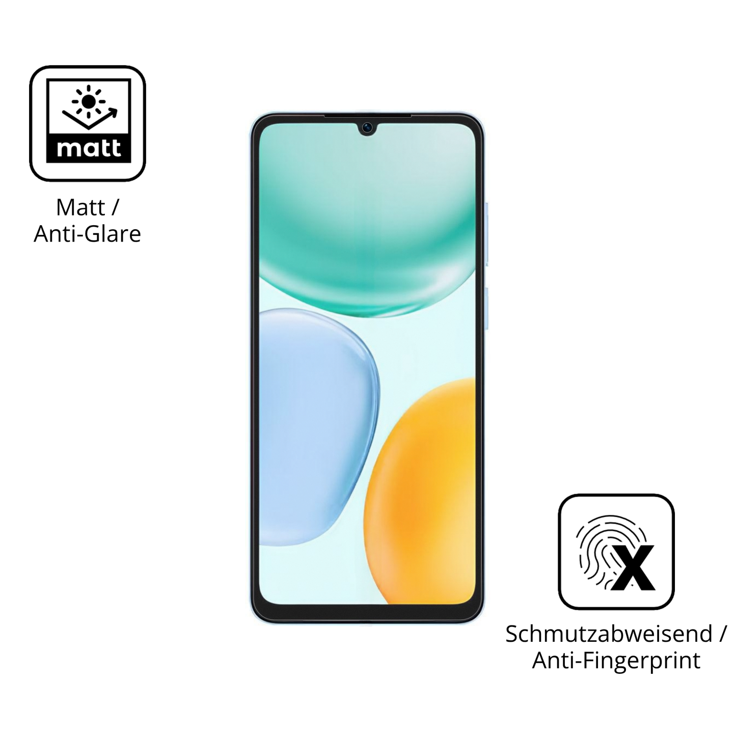 9H Hartbeschichtete, flexible Folie passend zugeschnitten für Honor X5d Plus