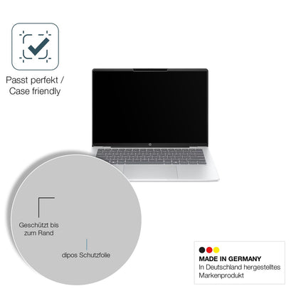 9H Hartbeschichtete, flexible Folie passend zugeschnitten für HP OmniBook 5 14 Zoll