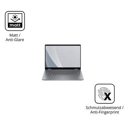 9H Hartbeschichtete, flexible Folie passend zugeschnitten für HP OmniBook X Flip 14-fk0773ng