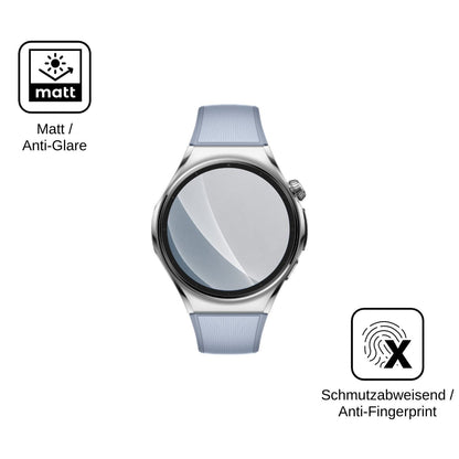 2x 9H Schutzfolie matt für Huawei Watch 6 46 mm Panzerfolie