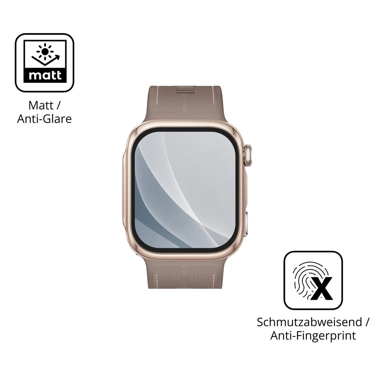 9H Hartbeschichtete, flexible Folie passend zugeschnitten für Huawei Watch D3