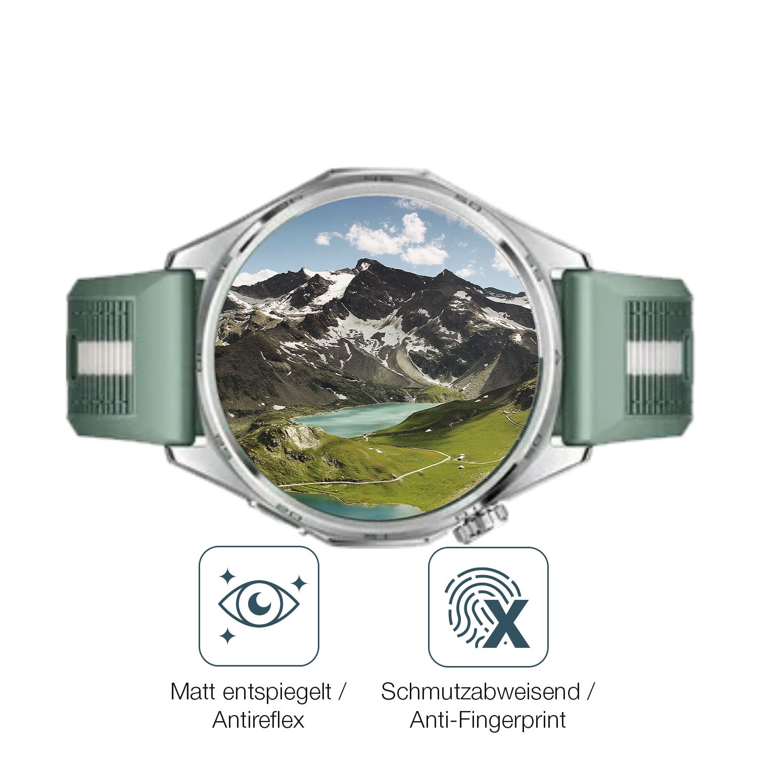 Schutz gegen Kratzer auf dem Huawei Watch GT6 46mm Glas durch Schlüssel oder Ähnliches