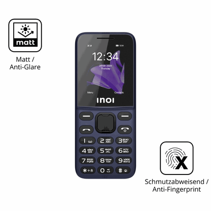 9H Hartbeschichtete, flexible Folie passend zugeschnitten für INOI 101 Classic