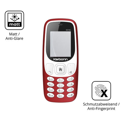 9H Hartbeschichtete, flexible Folie passend zugeschnitten für Karbonn K310n