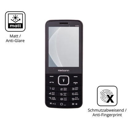 9H Hartbeschichtete, flexible Folie passend zugeschnitten für Karbonn K880