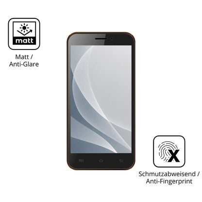 9H Hartbeschichtete, flexible Folie passend zugeschnitten für Karbonn Titanium S200 HD