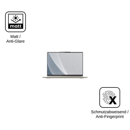 2x 9H Schutzfolie matt für Lenovo Yoga 7 2in1 16AKP10 Panzerfolie