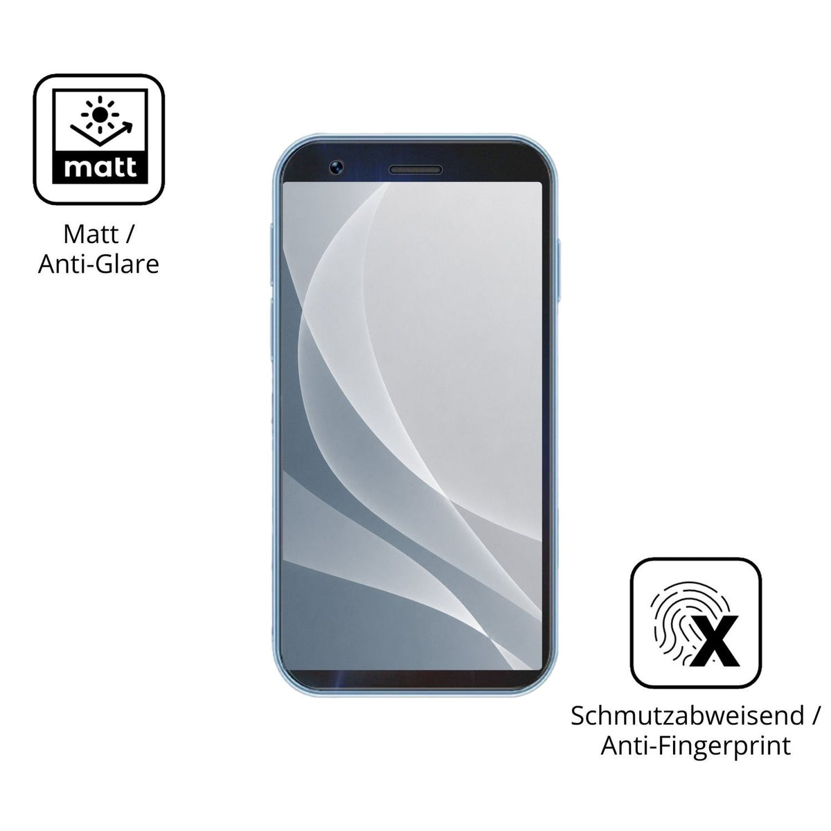 9H Hartbeschichtete, flexible Folie passend zugeschnitten für Longben 4G Mini