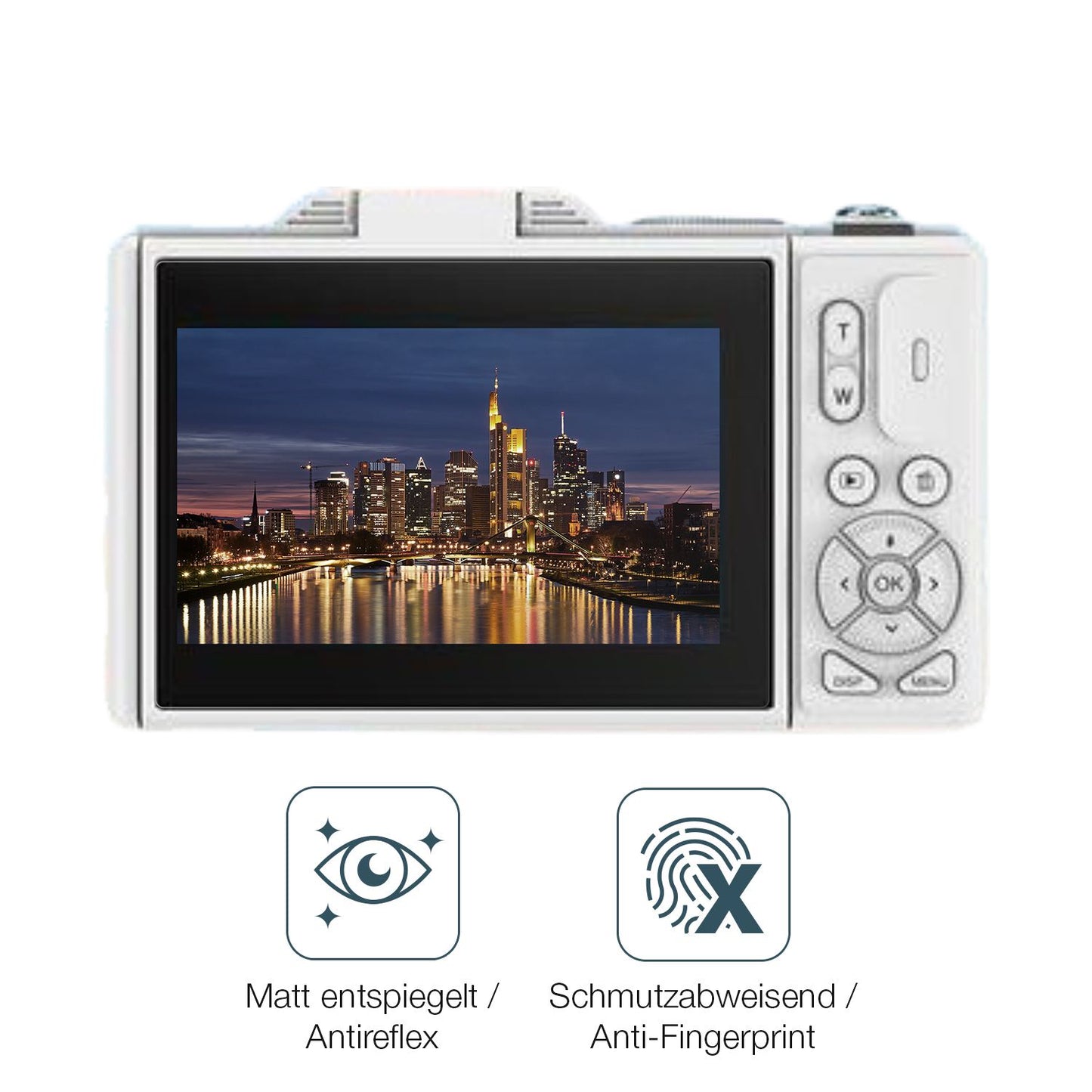 Schutz gegen Kratzer auf dem Longyi Digitalkamera Glas durch Schlüssel oder Ähnliches