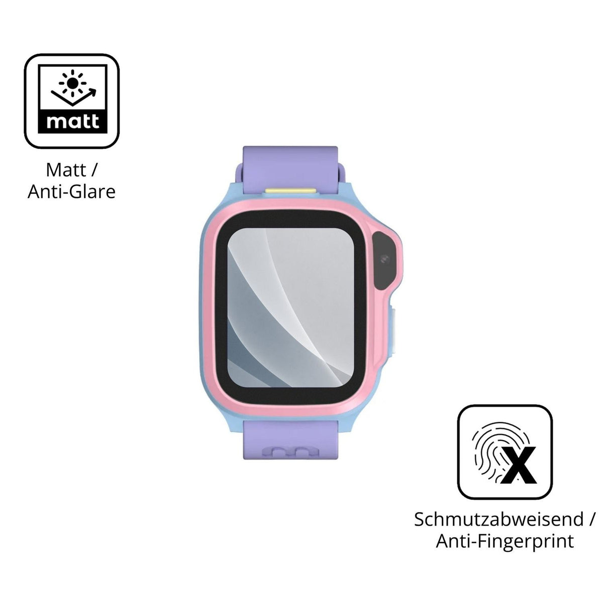 9H Hartbeschichtete, flexible Folie passend zugeschnitten für Myfirst Fone S4