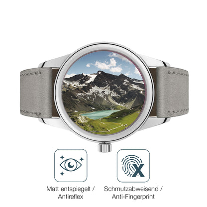 Schutz gegen Kratzer auf dem NOMOS Glashütte Club Glas durch Schlüssel oder Ähnliches