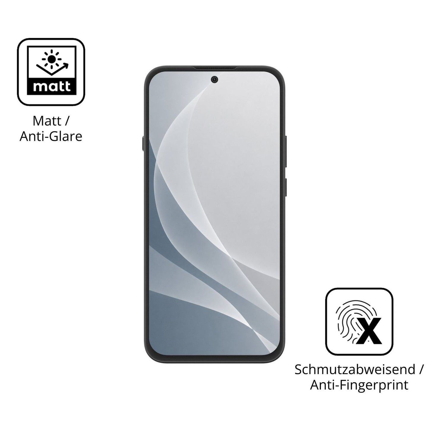9H Hartbeschichtete, flexible Folie passend zugeschnitten für Nothing Phone 4b
