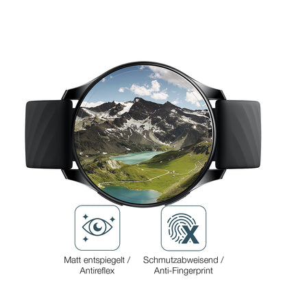 9H Hartbeschichtete, flexible Folie passend zugeschnitten für OnePlus Nord Smartwatch