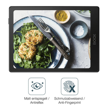 9H Hartbeschichtete, flexible Folie passend zugeschnitten für Onyx Boox Go 6