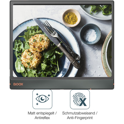 9H Hartbeschichtete, flexible Folie passend zugeschnitten für Onyx Boox Note Air3