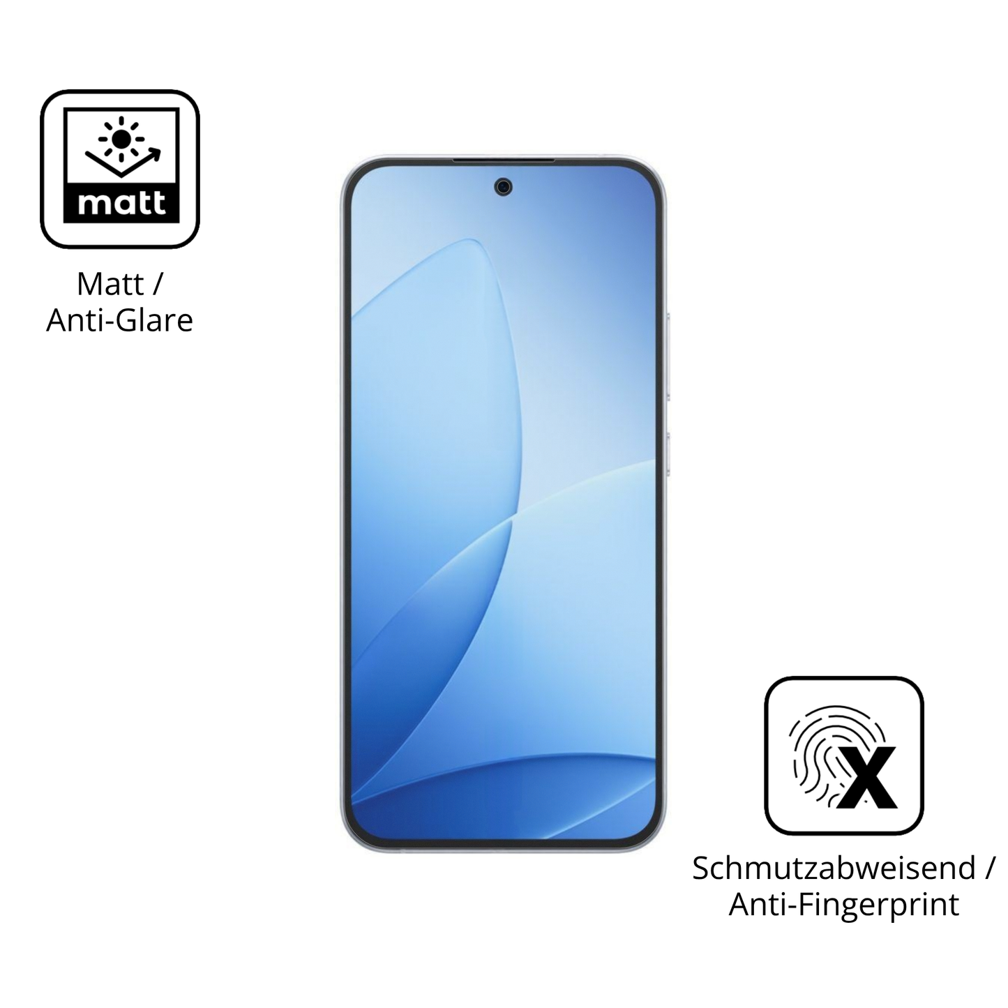 9H Hartbeschichtete, flexible Folie passend zugeschnitten für Oppo A6s Pro