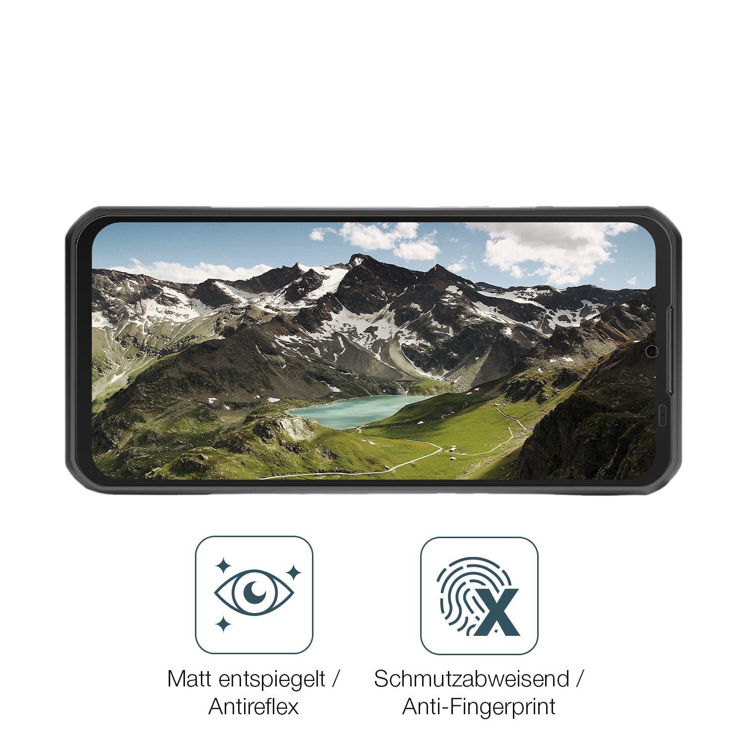 Schutz gegen Kratzer auf dem Oukitel WP55 Glas durch Schlüssel oder Ähnliches