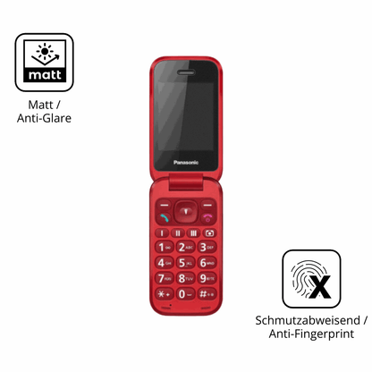 9H Hartbeschichtete, flexible Folie passend zugeschnitten für Panasonic KX-TF600