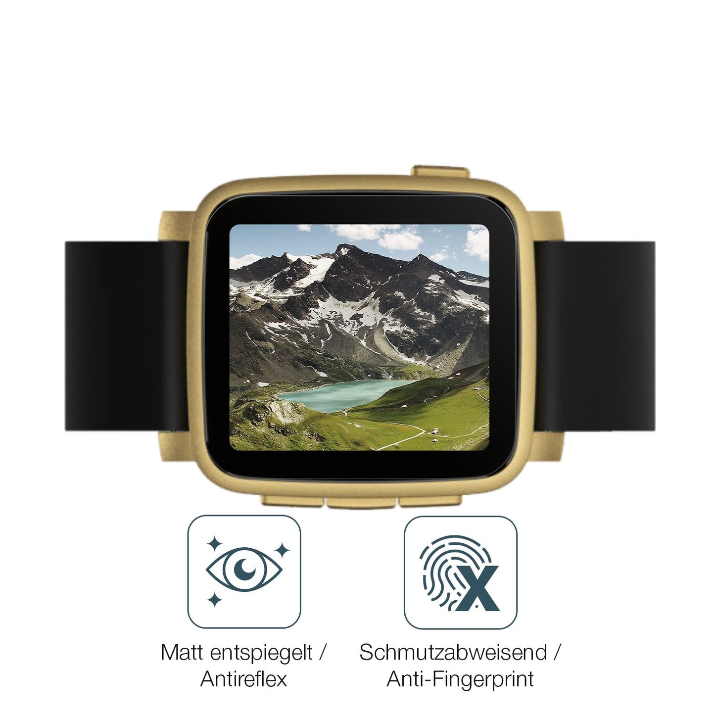 Schutz gegen Kratzer auf dem Pebble Time 2 Glas durch Schlüssel oder Ähnliches