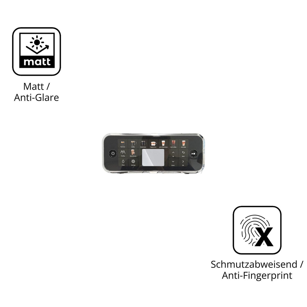 9H Hartbeschichtete, flexible Folie passend zugeschnitten für Philips Series 5500